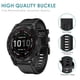 thumbnail image 4 of Correa de silicona para reloj deportivo Garmin Fenix ​​7/6 Pro/5 22 mm (negro), 4 of 5
