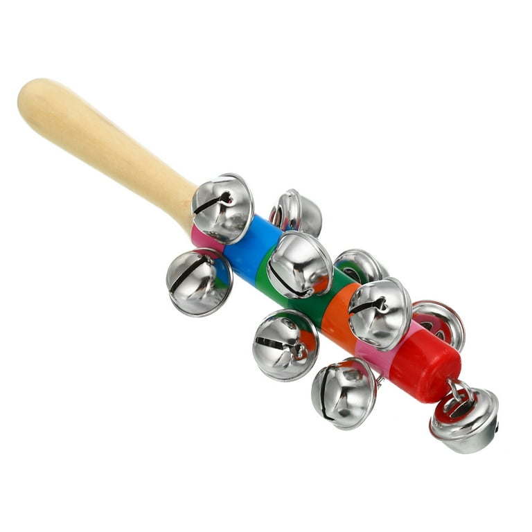 6pcs Hand Jingle Bells, Hand Bell Handheld Wrist Bells Sleigh