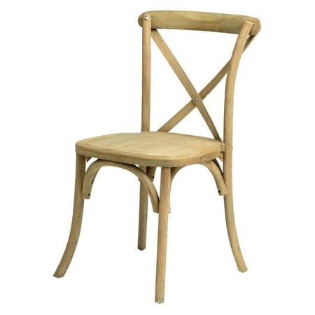 Commercial Seating Products Sonoma Rustic Cross Back Stackable Dining Chair