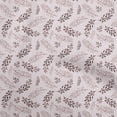 thumbnail image 1 of oneOone Velvet Wine Fabric Leaves Sewing Material Print Fabric By The Yard 58 Inch Wide, 1 of 4