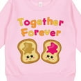 thumbnail image 3 of Inktastic Together Forever Peanut Butter and Jelly Toddler Sweatshirt, 3 of 4