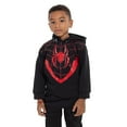 thumbnail image 3 of Marvel Spider-Man Miles Morales Toddler Boys Fleece Cosplay Pullover Hoodie and Pants Outfit Set Toddler to Big Kid, 3 of 5