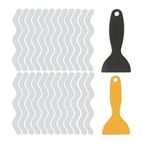 Bath Grip Stickers 24 Pcs Anti-Slip Strips for Shower with 2 Non Slip Pad Bathtub Flooring Tape Mat