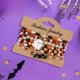 thumbnail image 4 of Decoraciones de Halloween, conjuntos de pulseras de Halloween, paquete de pulseras góticas de cuentas en capas, pulsera elástica apilable con diseño de calabaza araneida y fantasma espeluznante para a, 4 of 6