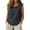 Dark Gray, variant on BLVB Women's Summer Cute Tank Top Casual Crewneck Ruffle Sleeveless Spring Fall Blouse Shirts Beach Vacation Clothes