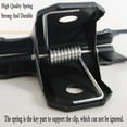 thumbnail image 4 of Black Large Bull Clips, 10 PCS Extra Large Binder Clips 4.3 Inch Giant Binder Clips, Jumbo Binder Clips for Home,Work, Art, Office and Kitchen (110 mm) 4.3inches, 4 of 5
