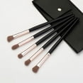 thumbnail image 4 of Eye shadow brush set beginner portable makeup brush suit animal hair beauty tools-Black pole-Dyeing brush, 4 of 5