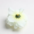 thumbnail image 4 of 10 cabezas de flores de peonía artificiales de 9 cm para decoración de sombreros de boda. Blanquecino, 4 of 8
