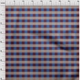 thumbnail image 3 of oneOone Polyester Lycra Blue Fabric Gingham Check Sewing Craft Projects Fabric Prints By Yard 56 Inch Wide, 3 of 4