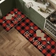 thumbnail image 5 of Valentine's Day Kitchen Floor Mats Two Piece Set Water Absorbent Non-Slip Romantic Design Home Decor Festive Addition Household Protection, 5 of 5