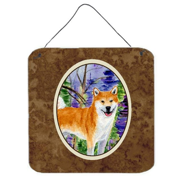 Shiba Inu Aluminium Metal Wall Or Door Hanging Prints