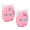 thumbnail image 5 of Wireless Audio Baby Monitor Two-Way Baby Monitor with Music Pink (100-240V) (EU Plug), 5 of 5