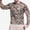 Camouflage, variant on Teylalorva Men's Lightweight Top Camouflage Print Long Sleeve Quick-Dry Sunscreen Outdoor Sports Shirt Camouflage Size S