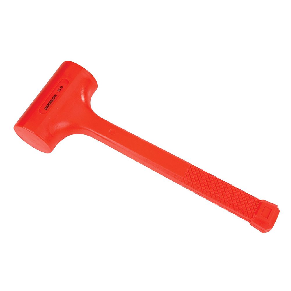 3184 Dead Blow Hammer, 2Pound, Steel shot inside head eliminates