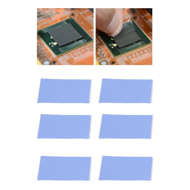 Almohadilla Térmica, Fácil Instalación Silicona Aislamiento De Amplia Aplicación 50 Almohadillas Térmicas Para Disipador Térmico Para CPU GPU