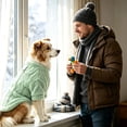 thumbnail image 5 of Dog Sweater Pajamas for Small Medium Dogs, Cute Turtleneck Winter Clothes for Girl or Boy, Warm Puppy Onesie Outfit for Chihuahua, Yorkie, and Christmas, 5 of 6