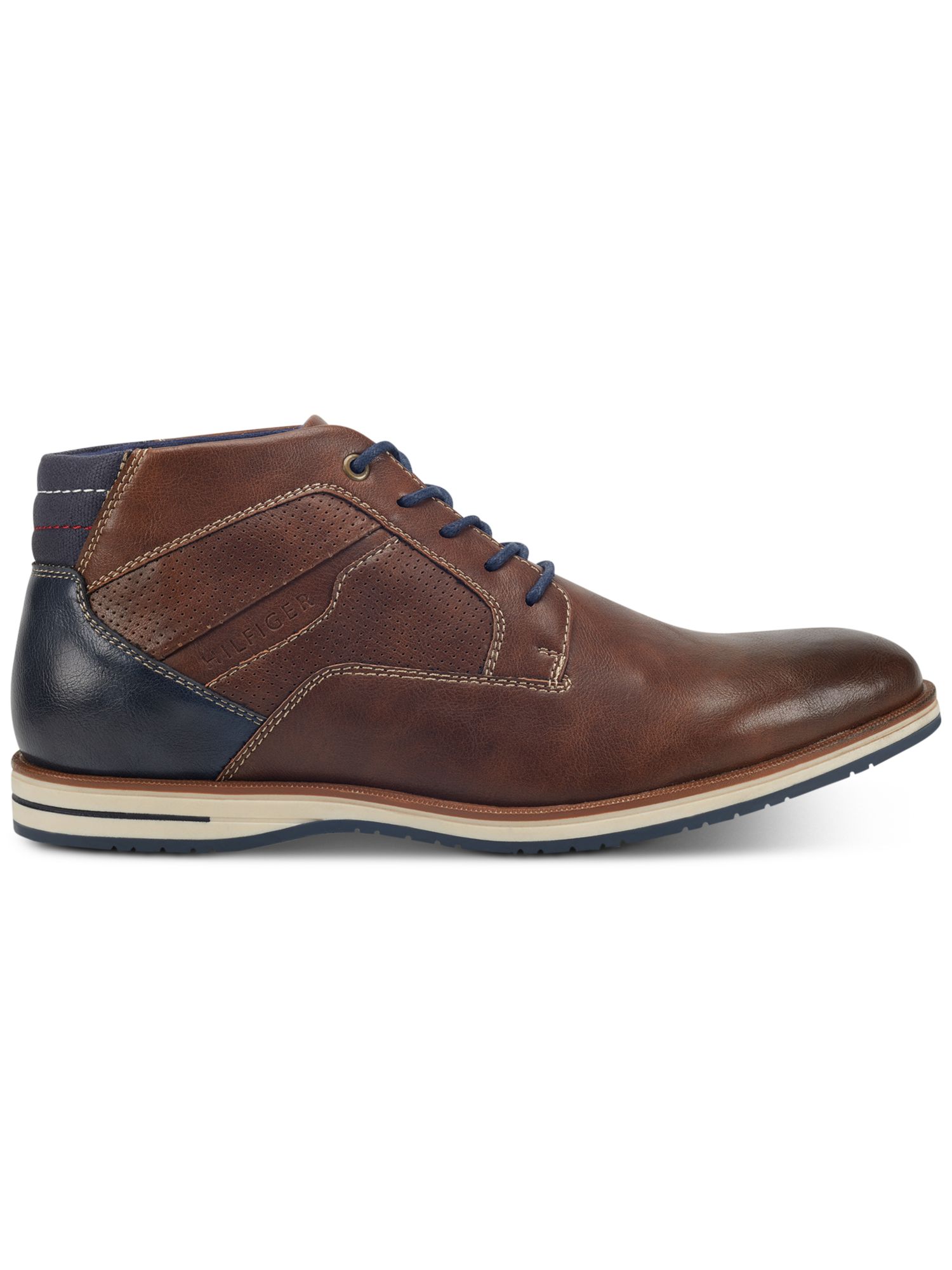 TOMMY HILFIGER Mens Brown Cushioned Comfort Ulan Round Toe Platform Lace-Up Chukka Boots 11.5 M - image 2 of 4