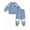 Blue, variant on Toddler Baby Boy Clothes 2T Boys Fall Winter Outfits 3T Boys Long Sleeve Color-blocked Sweatshirt Pants 2PCS Clothing Set Blue