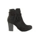 thumbnail image 2 of BOTAS BOTINES TACONES MILAGROS DAMA MUJER NEGRO GAMUZA 9907 LEON  9907p, 2 of 3