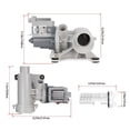 thumbnail image 5 of WH23X25518 Front Loading Washer Drain Pump Assembly Ensuring Reliable Drainage, 5 of 12