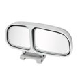 thumbnail image 1 of Espejo retrovisor derecho para coche, doble punto ciego ajustable, tono plateado, 1 of 1
