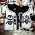 thumbnail image 2 of Camiseta de moda con nombre personalizado para hombre, camisa deportiva informal con estampado 3D de peluquero, de manga corta, de verano, gran oferta, Unisex, DW28Adult size M Gao Jinjia LED, 2 of 2