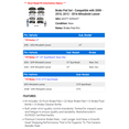 thumbnail image 2 of Brake Pad Set - Compatible with 2008 - 2010, 2012 - 2016 Mitsubishi Lancer 2009 2013 2014 2015, 2 of 2
