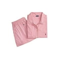 thumbnail image 3 of Polo Ralph Lauren Striped Cotton Shirt & Short Pajama Set - 4P0556 (College Pink Stripe, S), 3 of 3