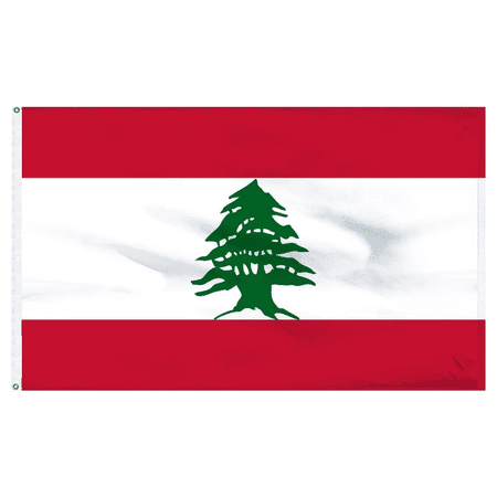 3'x5' Flag of Lebanon - Lebanese National Flag