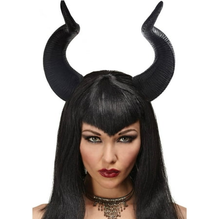 Queen Ficent Horns Adult Halloween Accessory