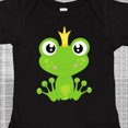 thumbnail image 4 of Inktastic Cute Frog, Green Frog, Frog Prince, Crown Boys or Girls Baby Bodysuit, 4 of 5