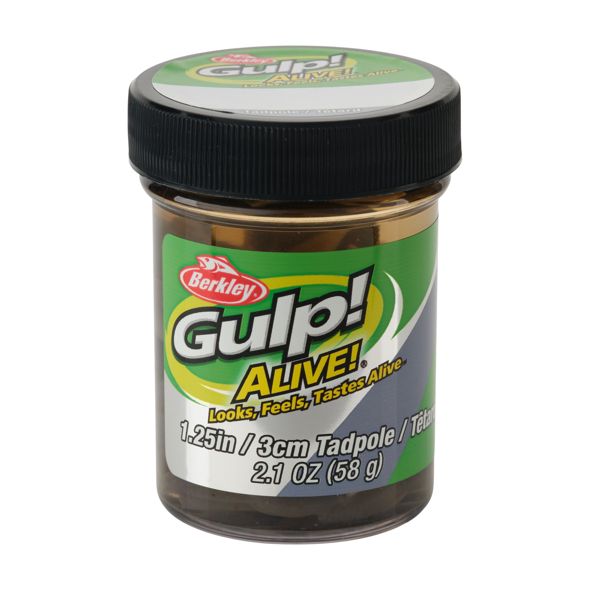 Berkley Gulp! Alive!® Tadpole, 1.25 in, Minnows, Smog (1 Count)
