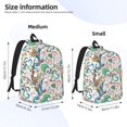 thumbnail image 3 of Naloa Fairy Flower Canvas Backpack for Men Women Rucksack Casual Travel Daypack College Tote Satchel Bookbag for Teens-Medium, 3 of 7