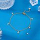 thumbnail image 3 of 10 piezas de dijes de circonita cúbica de plata de ley 925, colgantes redondos dorados con bucles para hacer collares, pulseras, pendientes y bisutería, manualidades, 5,5 x 3,5 mm., 3 of 5