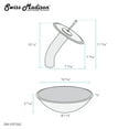 thumbnail image 6 of Cascade 16.5 Glass Vessel Sink with Faucet, Smoky Grey, 6 of 13