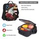 thumbnail image 5 of Easygdp Eagle With Hat And Roses Mochila para Niños y Niñas con Set de Caja de Almuerzo y Estuche para Lápices 3 en 1, Mochila Escolar Estampada para Adolescentes, 5 of 7