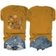 thumbnail image 4 of Fiudx Ropa de Mujer Blusas con Estampado de Flores para Mujer Top de Manga Corta con Cuello Redondo, 4 of 4