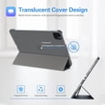thumbnail image 4 of Smart Case ProCase para iPad Pro 12.9 de 6.ª, 5.ª, 4.ª y 3.ª generación, color gris, 4 of 9