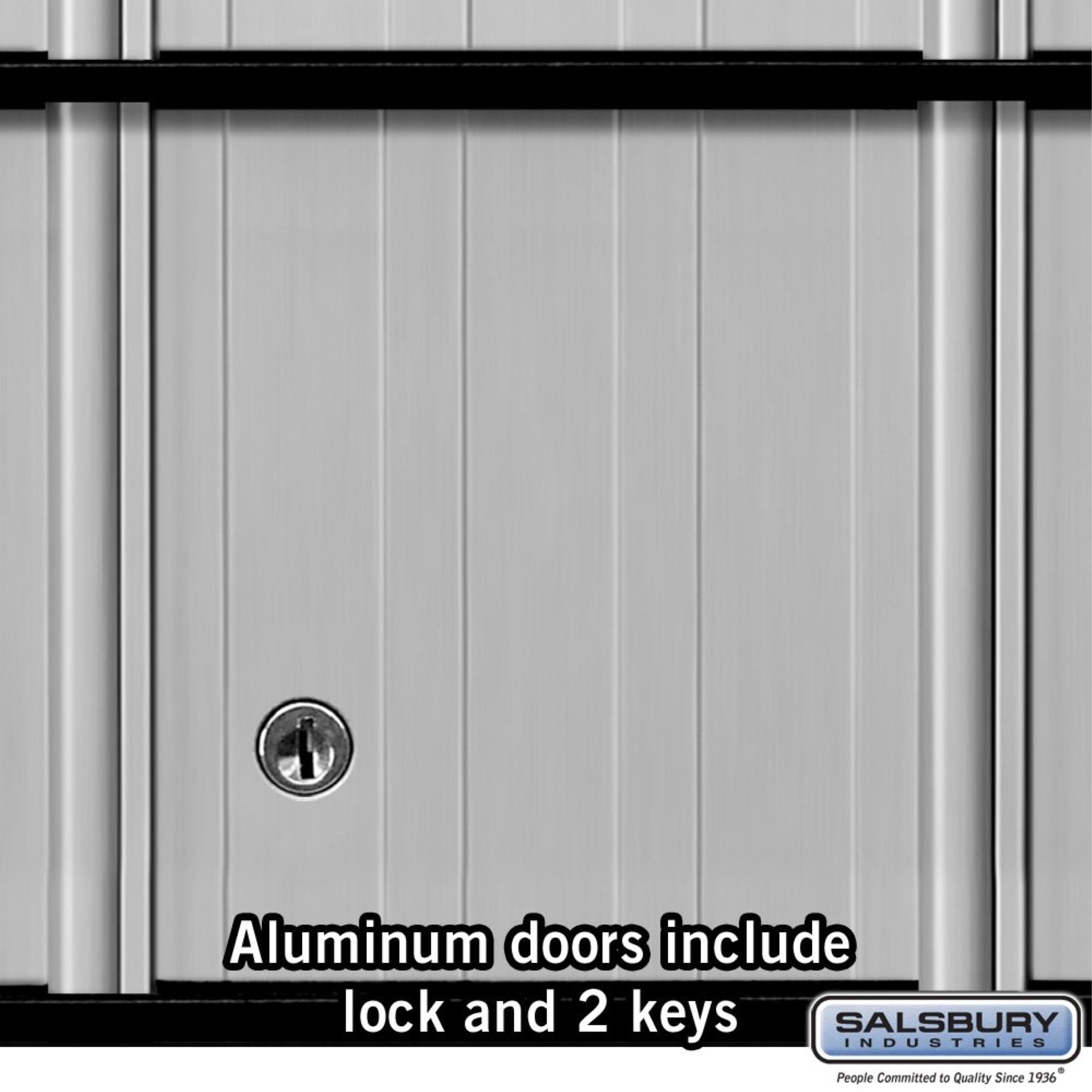 Aluminum Mailbox - 8 Doors - Rack Ladder System