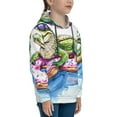 thumbnail image 3 of Easygdp Alligator Donut Pool Float Boys Hoodie Kids Sweatshirt Youth Pullover With Hood-X-Large, 3 of 6