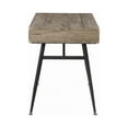 thumbnail image 3 of Industrial Driftwood Writing Desk, 3 of 3
