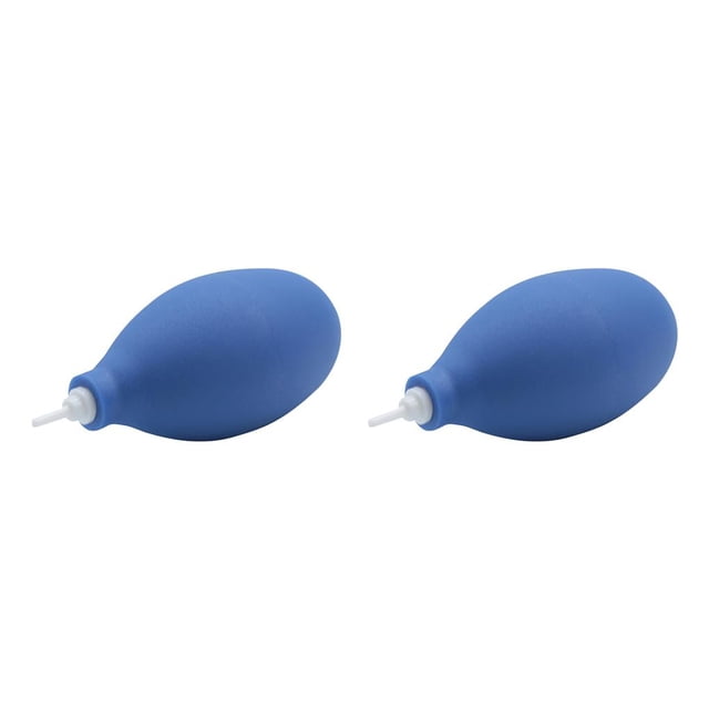Riwesomey Goma Bulb Soft Hand Suction Ear Washing Ball Herramienta de laboratorio para niños Adultos Herramienta de limpieza de teclado Azul 2piezas Riwesomey CBP040563