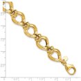 thumbnail image 5 of 14K Yellow Gold Jbsp's Polished Fancy Link Bracelet (7.25 X 13.4) Made In Italy lf1563-7.25, 5 of 6