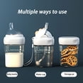 thumbnail image 3 of Juego de biberones PPSU resistentes a las caídas para bebé recién nacido, inhibe las bacterias, taza de paja, taza de agua, botella de alimentación multifunción, taza de almacenamiento, 3 of 4
