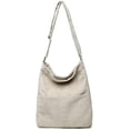 thumbnail image 1 of LinYooLi Sac à Bandoulière en Velours Côtelé Mode pour Femmes Hommes Adolescents Sac Rétro, 1 of 6