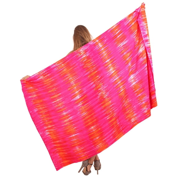 HAPPY BAY Women's Bikini Beachwear Sarong Coverups Swimsuit Swim Cover up Summer Wraps Skirt Bathing suit Swimwear Beach Wrap Skirts for Women One Size Squash, Tie Dye