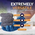 thumbnail image 4 of PAMI Heavy Duty Stainless Steel Scrubber Pads, 4 pack Non-Scratch Metal Steel Wool Dish Scrubbers, 4 of 5