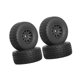 thumbnail image 5 of 4 ruedas y neumáticos para coche RC, repuestos, accesorios de bricolaje Negro, 5 of 9