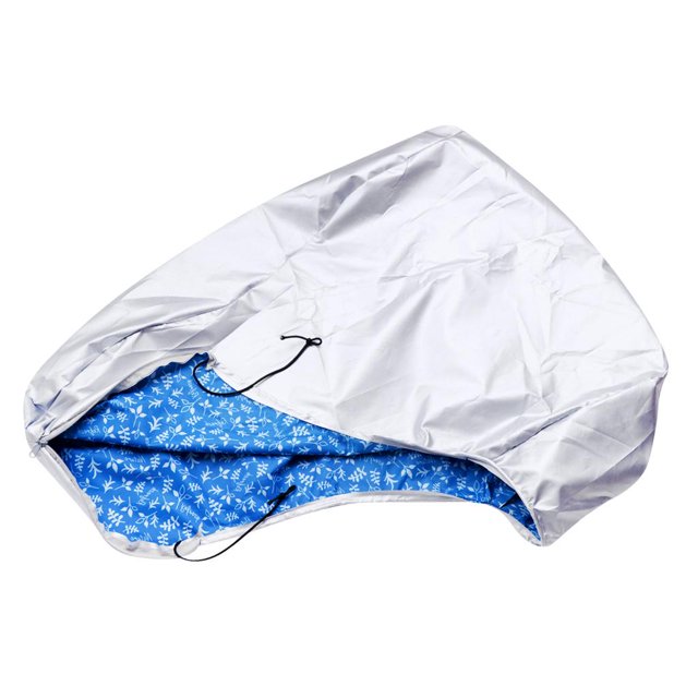 Cubierta Completa para Barco de Motor Fuera de Borda Se Adapta a Motores de 5HP a 150HP - Impermeable, Resistente a Los UV, Transpirable Y 49x53x41 pulgadas Plata Macarena Cubierta del barco fueraborda