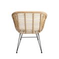 thumbnail image 4 of Silla de Exterior Mundo In Tobago Jardin Patio o Terraza, Acero y Rattan, 55 x 58 x 82 cm, 4 of 8